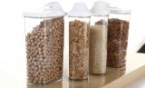 Battlane Plastic Cereals, Rice & Pulses Storage Jar Set of 12 - 1100 ml